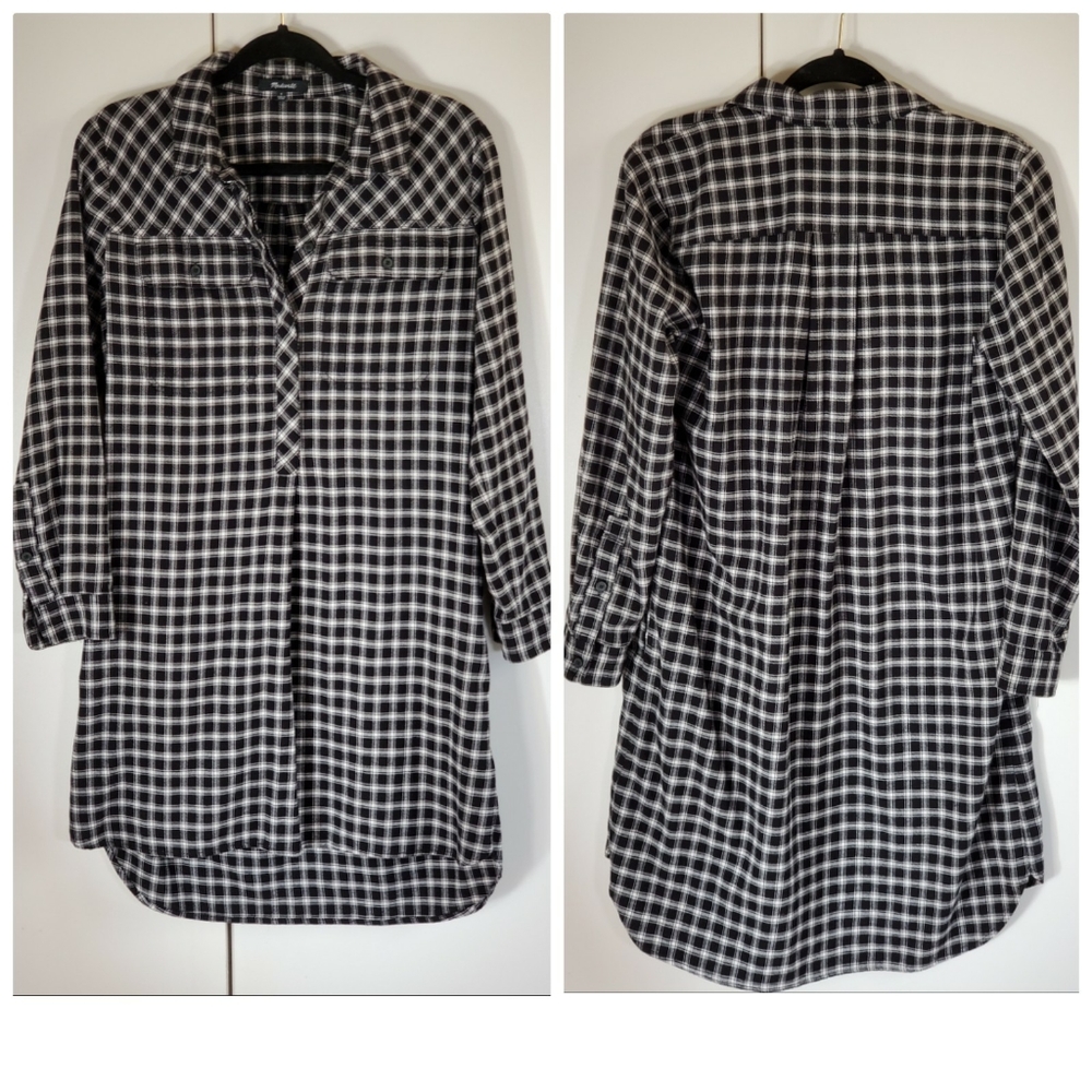 Madewell Daywalk‎ Shirtdress in Hillsdale Plaid. - Picture 10 of 11